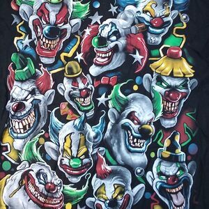 Deadstock Liquid Blue Wicked Clowns T-Shirt 2011